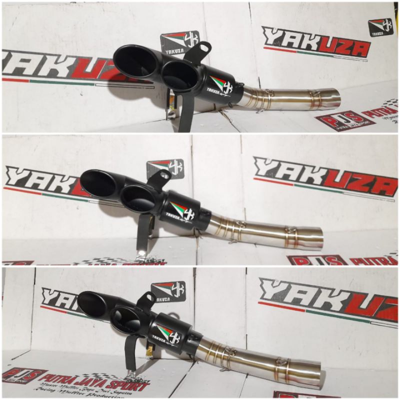 knalpot yakuza gp slip on for ninja zx25r pnp