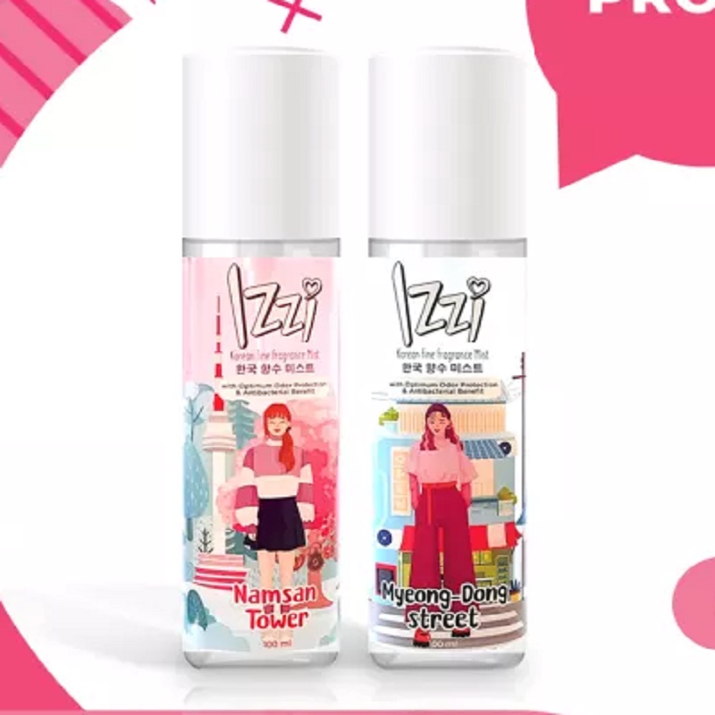 [BOGOF Aiken HS 100 ml] IZZI KOREAN Parfum Body Spray 150 ml | Body Mist Spray 100 ml | Fine Fragrance Mist 100 ml |