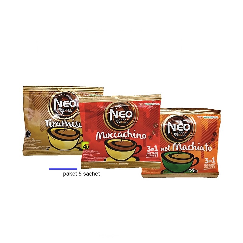  NEO  Coffee  Kopi Instan Millenials Paket 5 sachet 