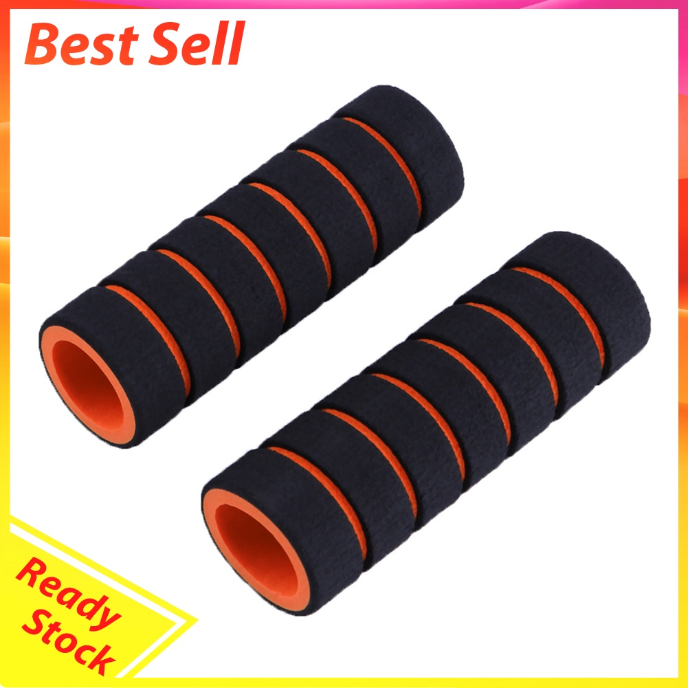 1 Pair Mountain Bike Bicycle Handle Bar Sponge Grip Cover Bar Grips Sleeve