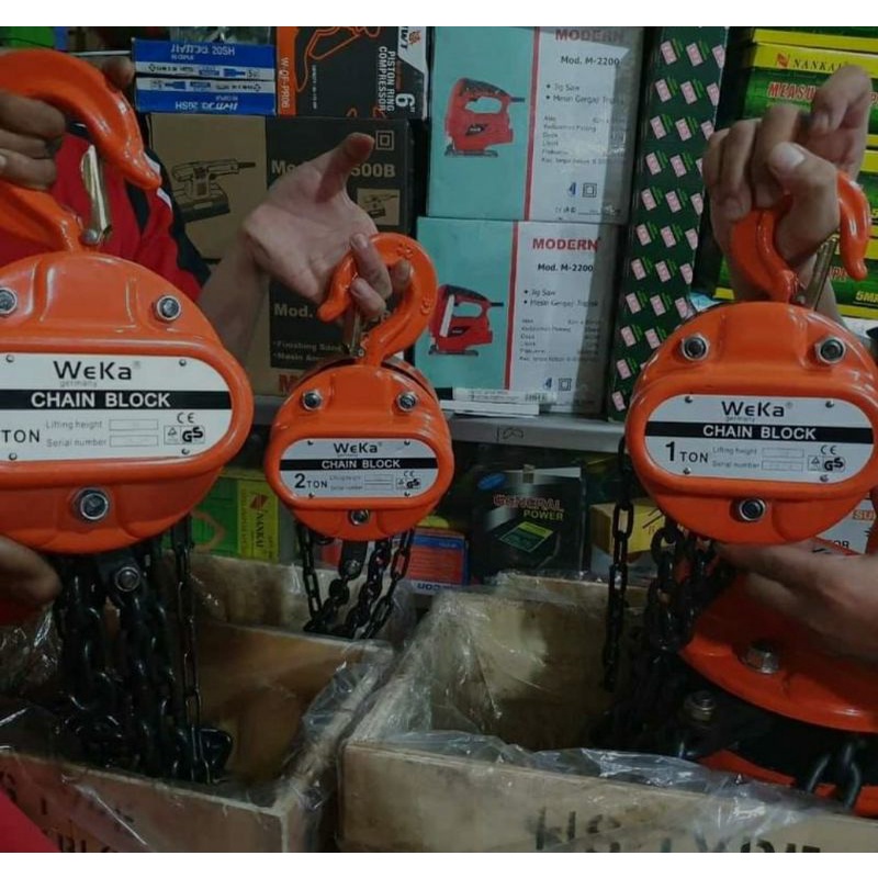chain block 3 ton x 5 meter WEKA takel chain hoist manual WEKA GERMANY