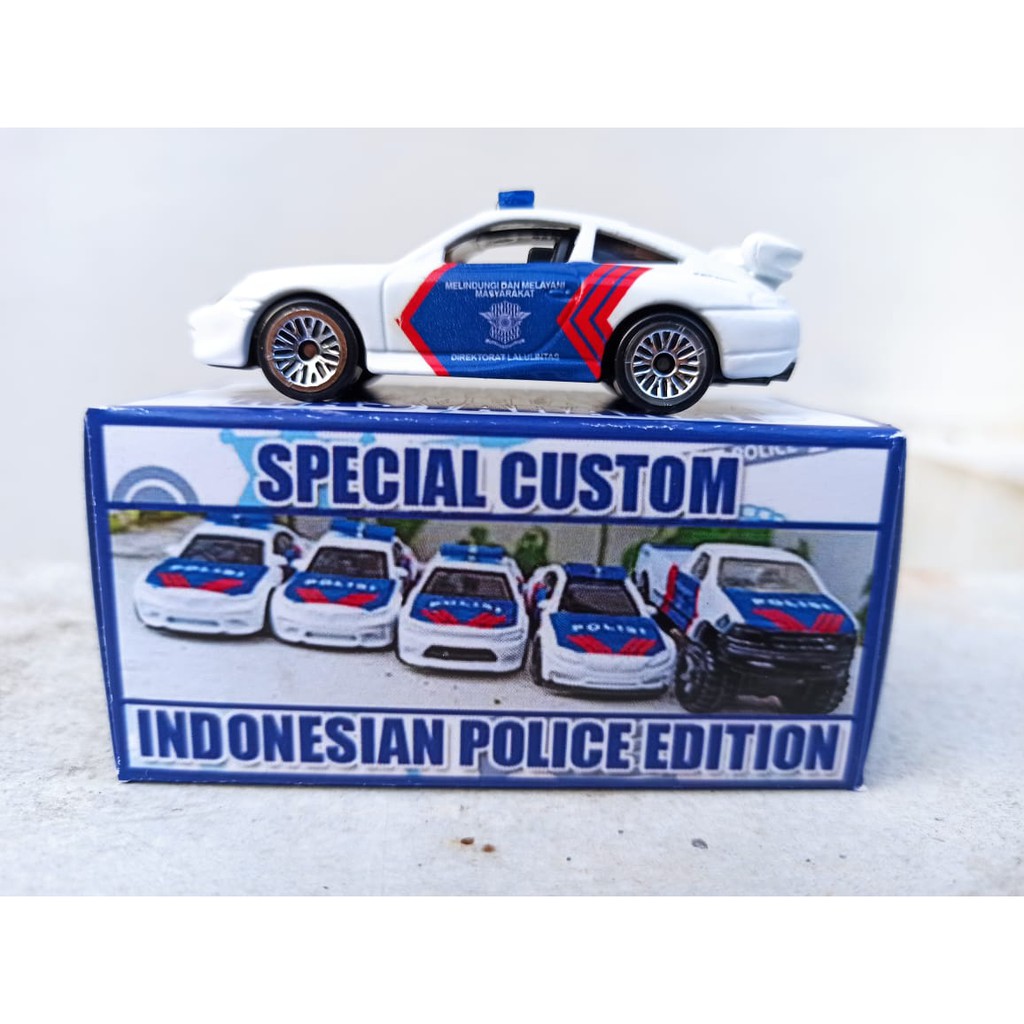 Hotwheels HW Porsche 911 GT3 RS Custom Mobil Polisi Indonesia Patwal PJR
