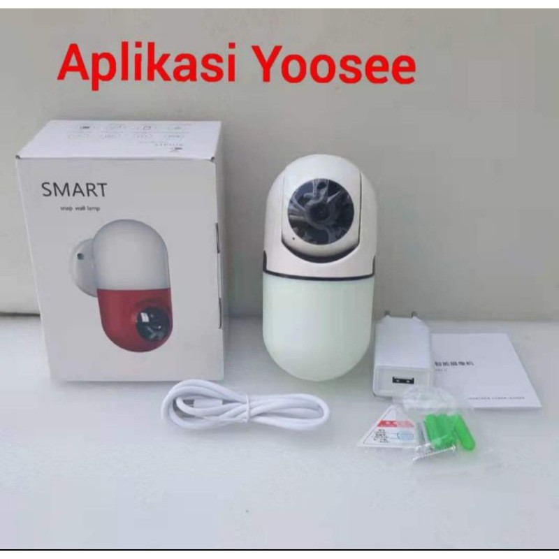 CCTV IP Camera Lampu dinding kecil Aplikasi Yoosee