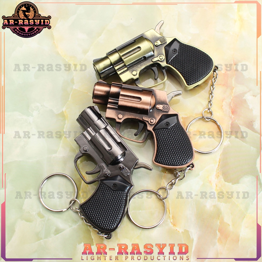 Korek Api Las Gas Gantungan Kunci Model Pistol PS 661