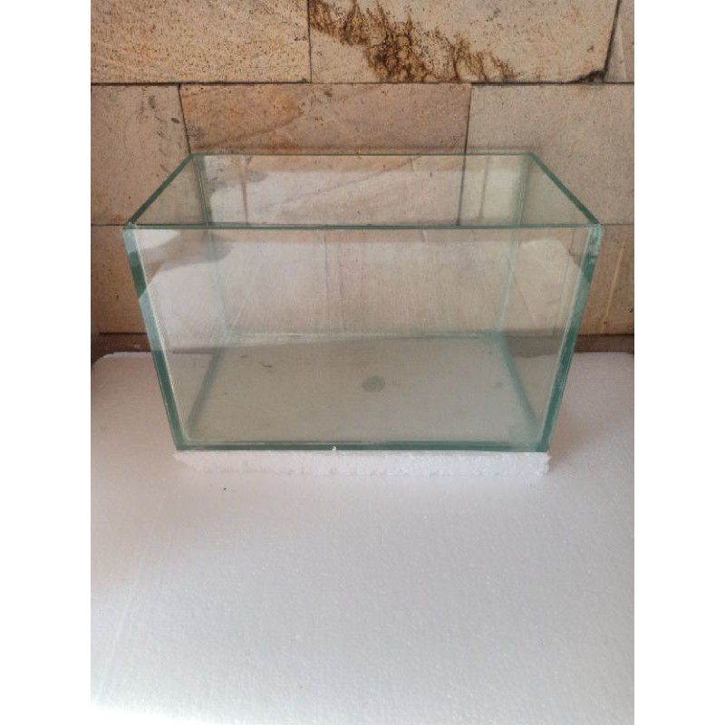 Aquarium cupang guppy aquarium mini soliter cupang 20x15x15