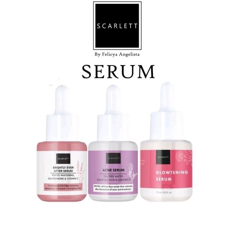 Scarlett Glowtening Serum / Brightly Ever After Serum / Acne Serum / To Glow Mini Series