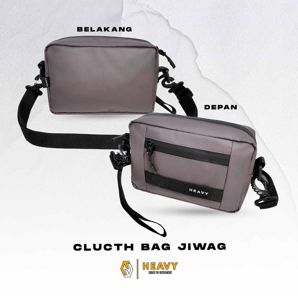 Heavy Official Shop Tas Handbag Clutch Premium Waterproof - Slingbag - Pouch Bag - Sling Bag Heavy Jiwag Mate Series