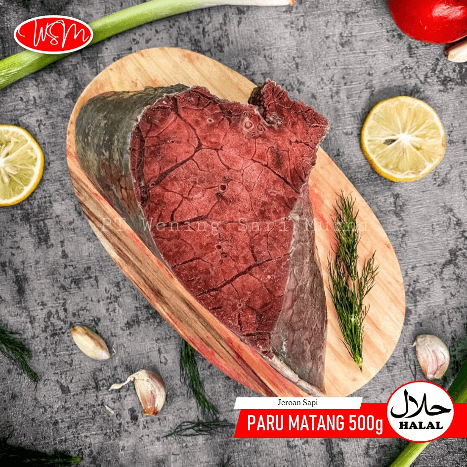 

Paru Sapi Matang / Beef Lung Frozen Potong Utuh 500 Gram