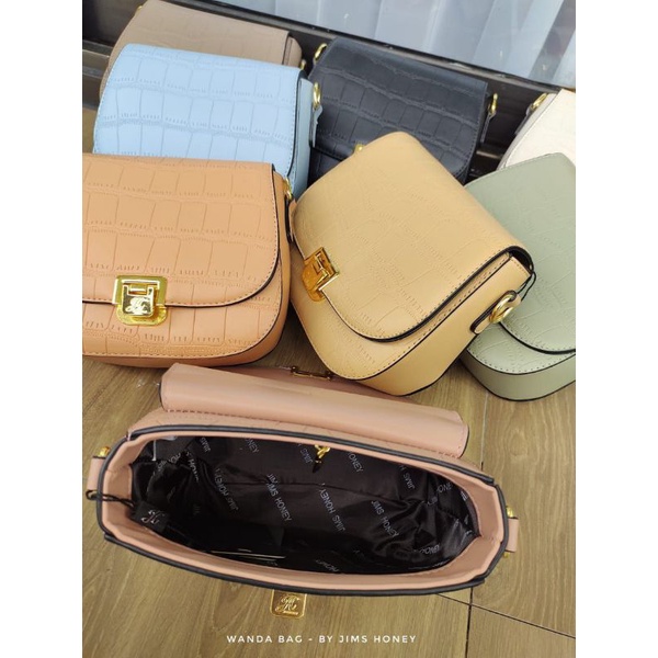 WANDA JIMSHONEY TAS KONDANGAN PARTY JIMS HONEY TERBARU SHOULDER BAG SLINGBAG TAS JINJING ELEGAN