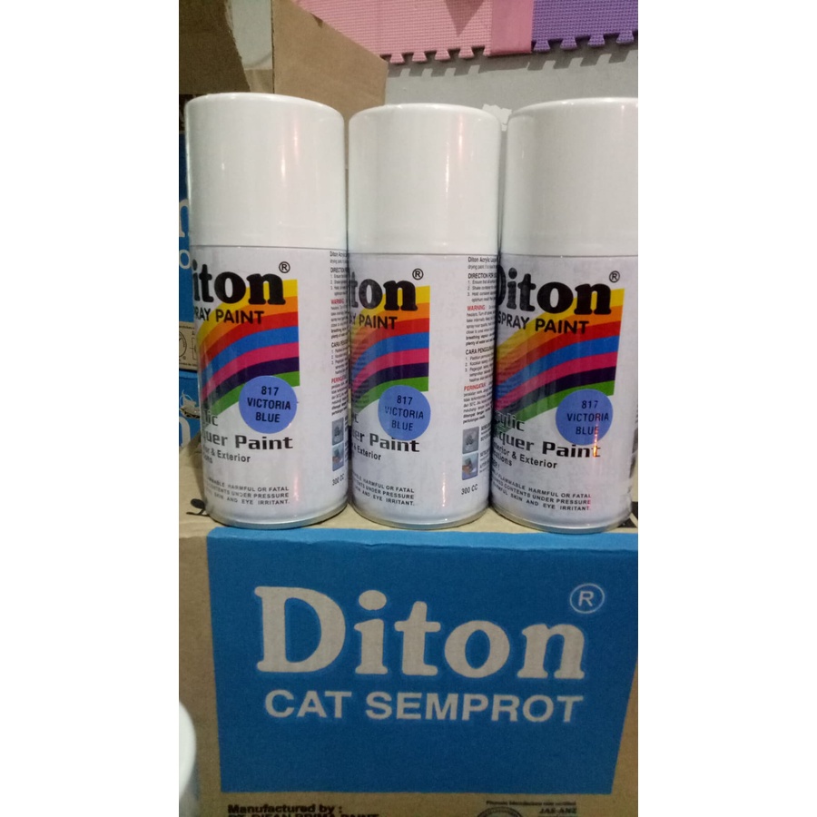 cat semprot Pilok pilox diton victoria blue 817 300cc biru cerah 300cc