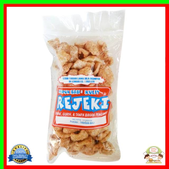 KERUPUK BABI REJEKI BALI 200GR KULIT DAN SAMCAM | Shopee ...