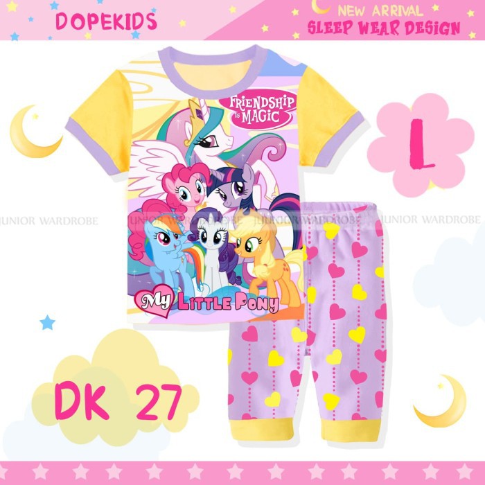 AS Setelan rumah pajamas anak Dope Kids DK-27