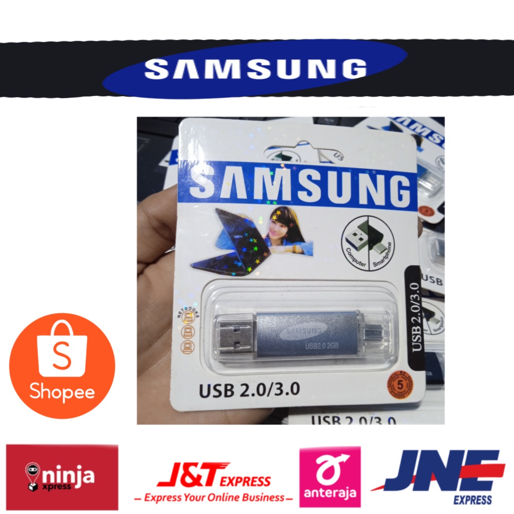 FLASDISK 2GB AMSUNG OTG 2 IN 1 FLASDISK TERBARU MURAH HARGA GROSIR