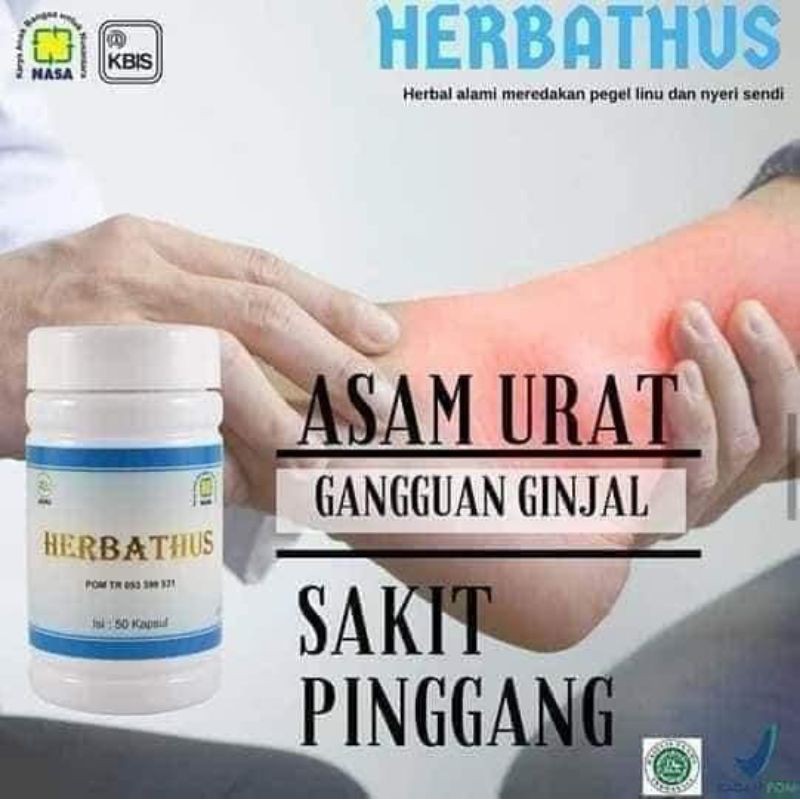 

Herbatus Nasa menurunkan kadar Asam Urat ORI