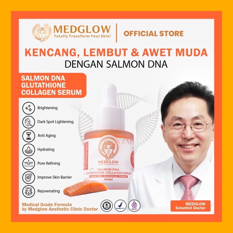 MEDGLOW Salmon DNA Glutathione Collagen Serum