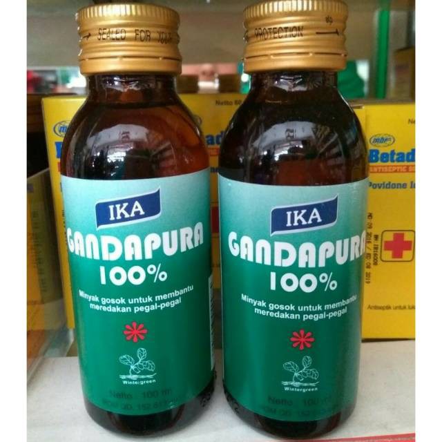 Ika gandapura 100% 100 ml minyak gosok