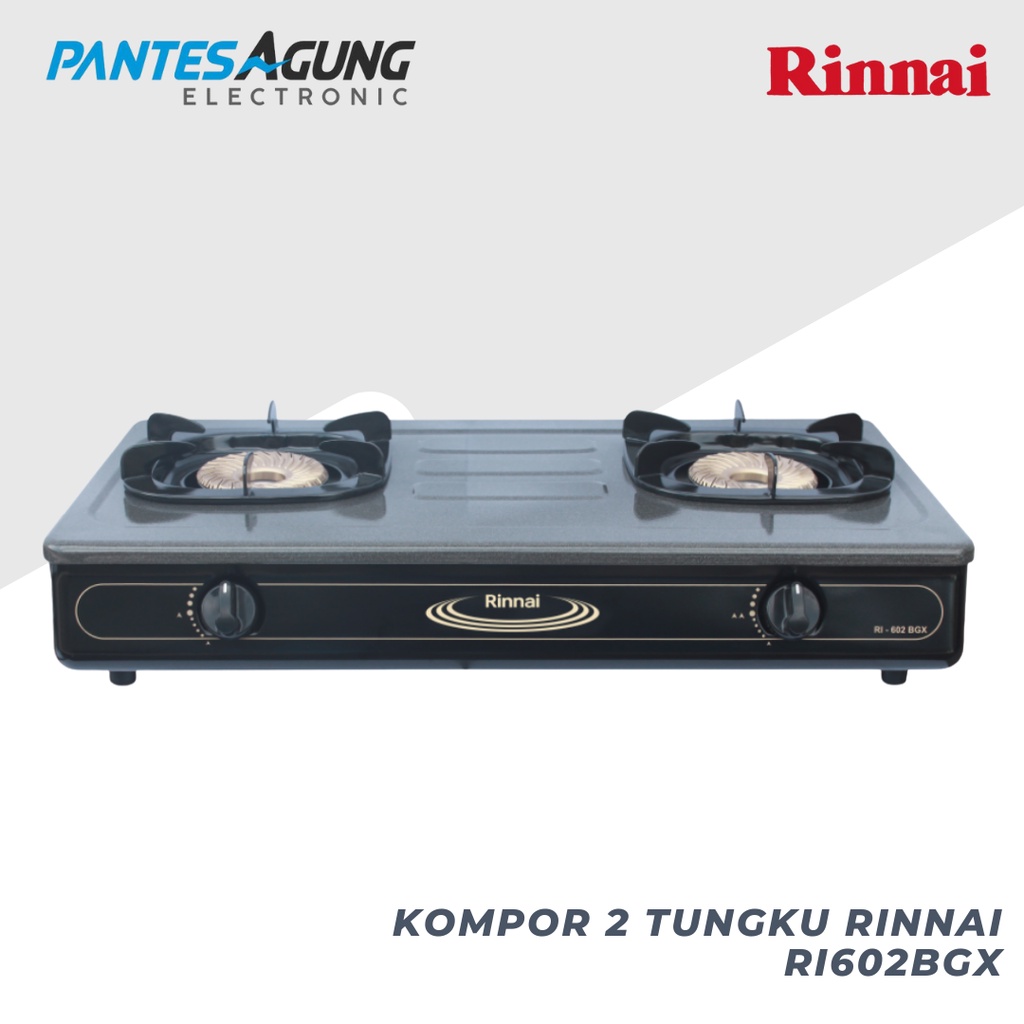 KOMPOR 2 TUNGKU RINNAI RI602BGX / RI 602 BGX