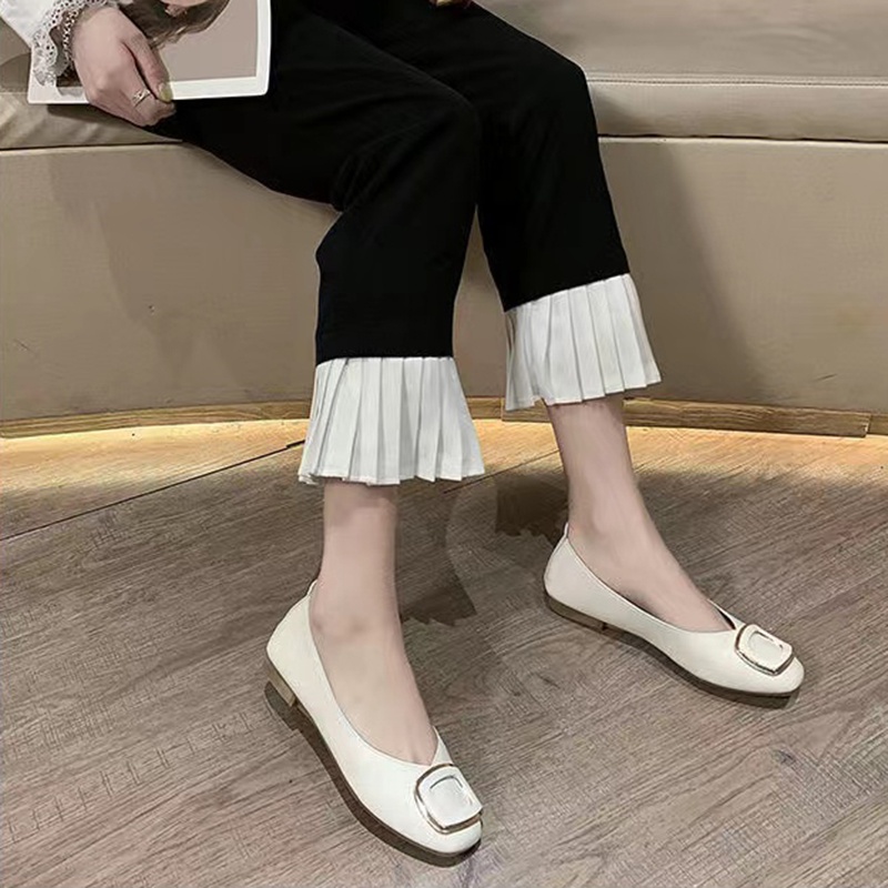 Flat Shoes Stylist Viral Cantik Harga Murah Sepatu Cewek Casual Kuliah Sepatu Wanita Original Import