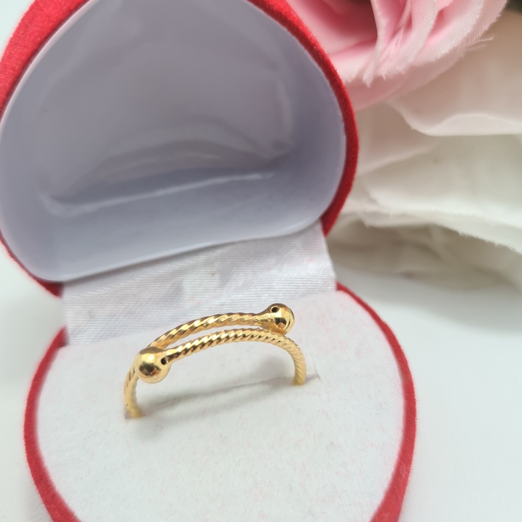 Cincin Pentol Emas Muda 1 Gram