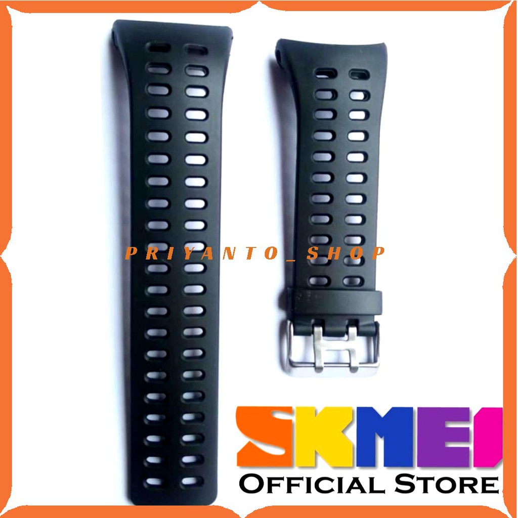 STRAP TALI JAM TANGAN SKMEI 1295 RUBBER WATCH SKMEI 1295 PEDOMETER