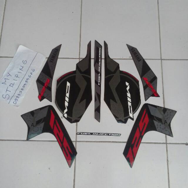 Stiker mio m3 2015 hitam