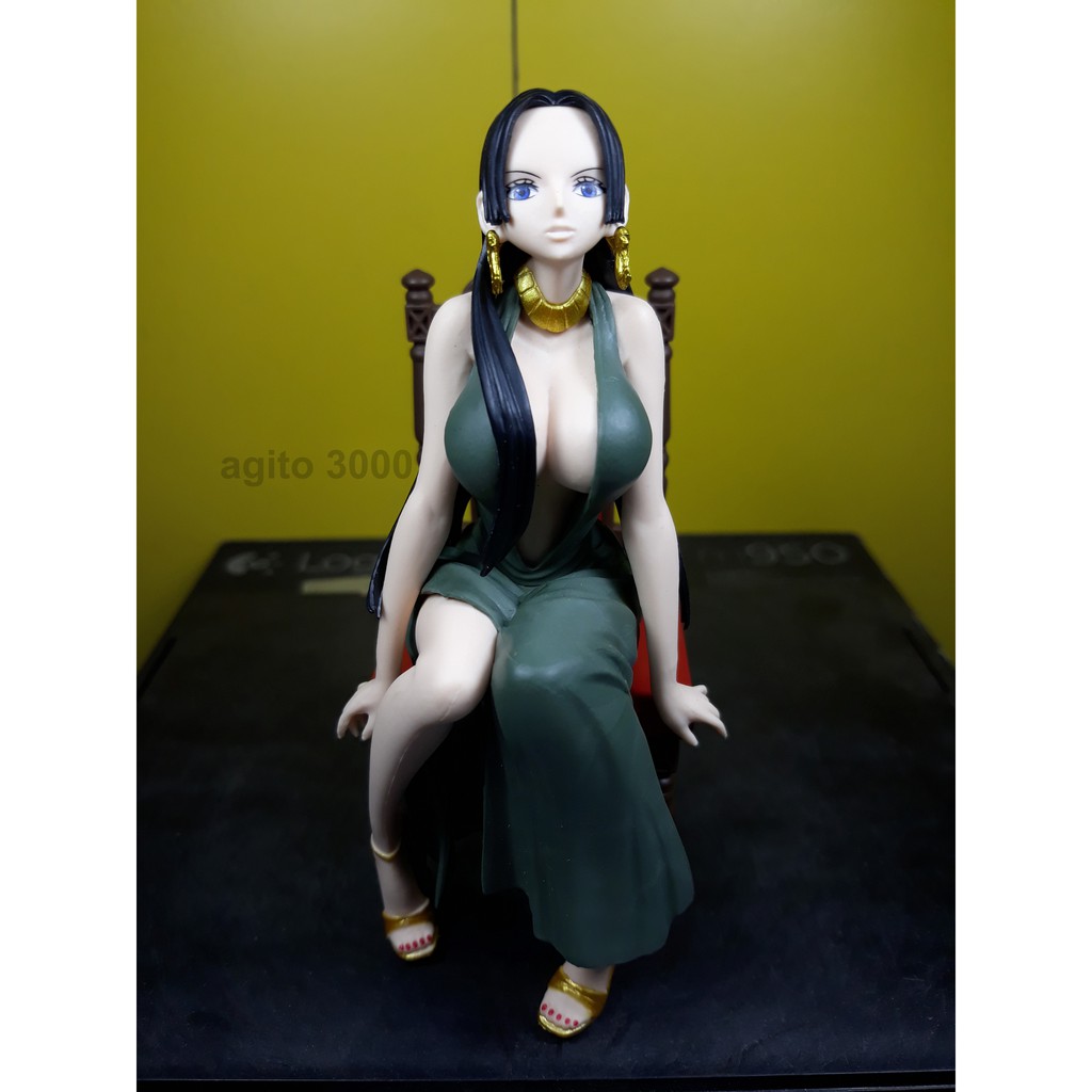 Action Figure One Piece Boa Hancock Girly Girls Green Banpresto ORI