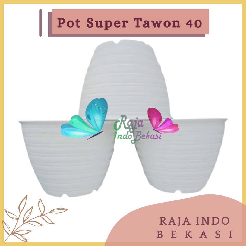 ORI Pot Super Tawon Jumbo 40 Putih