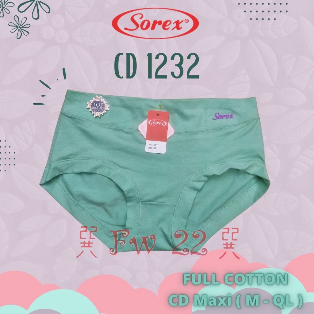 CD Wanita Sorex 1232 Berbahan Katun Lembut dan Tebal serta Berukuran Midi