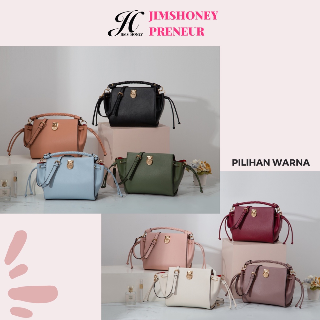 BRIGITTA Bag Jims Honey Tas Selempang Wanita Bag Top Handle Ellegan Mewah Fashion Trendy Original Jims Honey