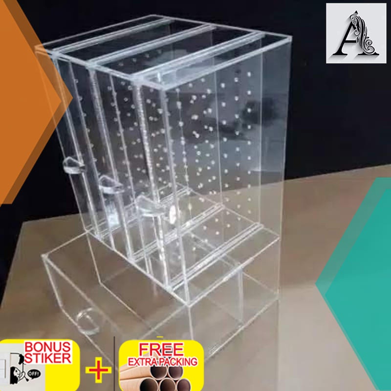 

Grosir jawelry organizer acrylictempat anting/giwang/set perhiasan akrilik