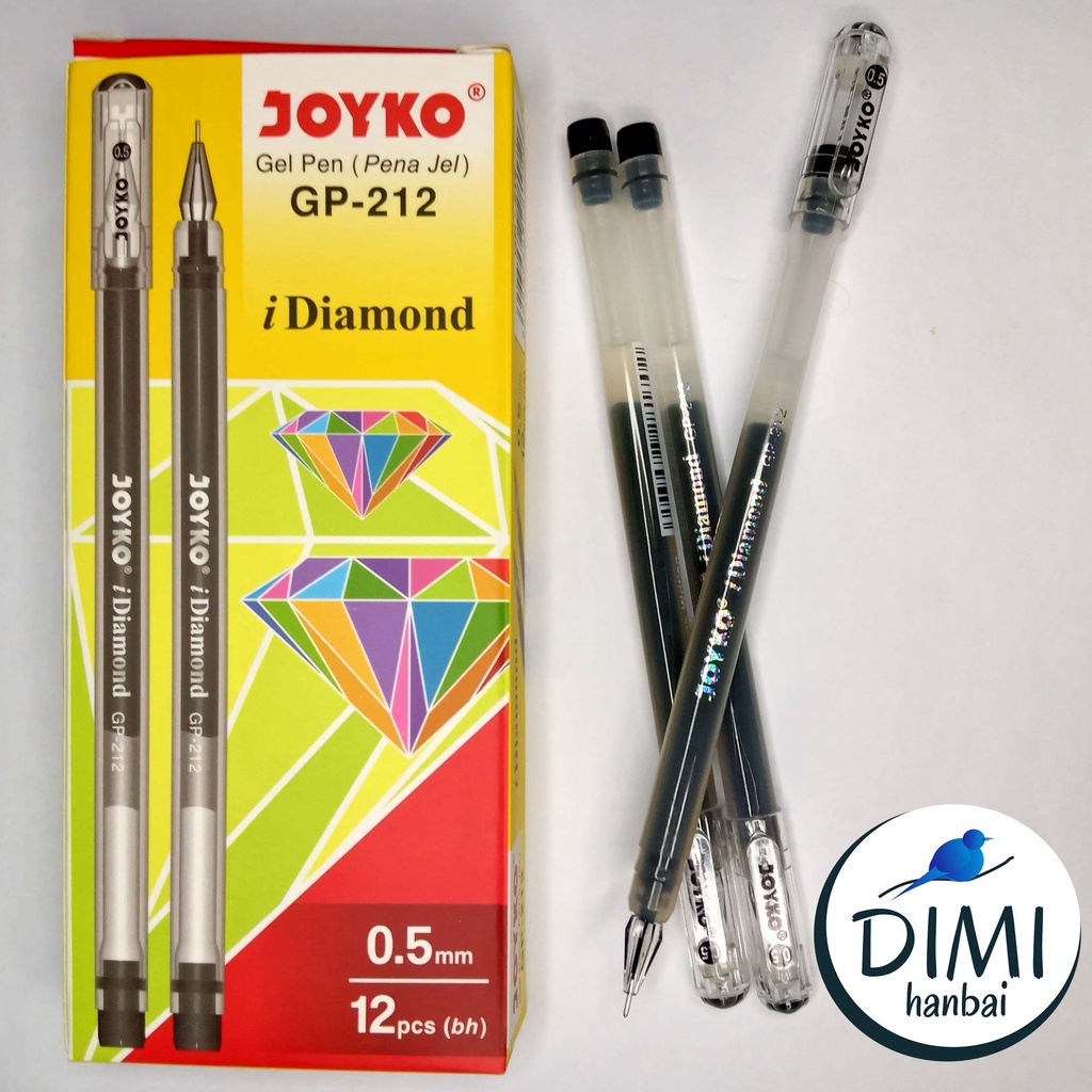 

[DIMI] Joyko Gel Pen iDiamond Satuan Pulpen Pena Diamond GP-212 0.5mm