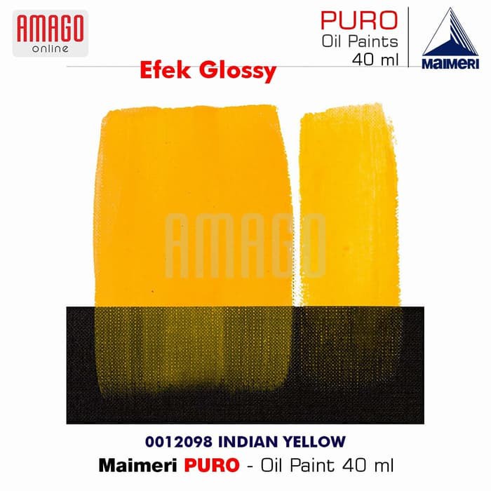 MAIMERI PURO - OIL PAINT - INDIAN YELLOW - 40ML - M0012098