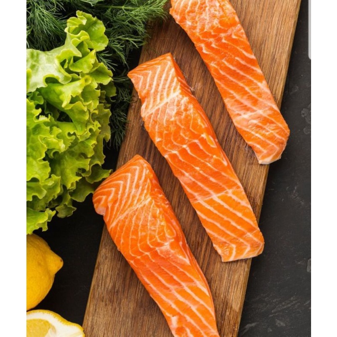

salmon fillet portion