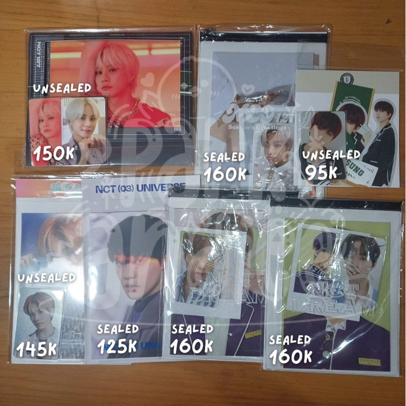 PC PHOTOCARD MD NCT 127 DREAM : PHOTOFRAME NCIT, PHOTOPACK SG22, HOLO HELLO FUTURE, HOLO UNIVERSE, B