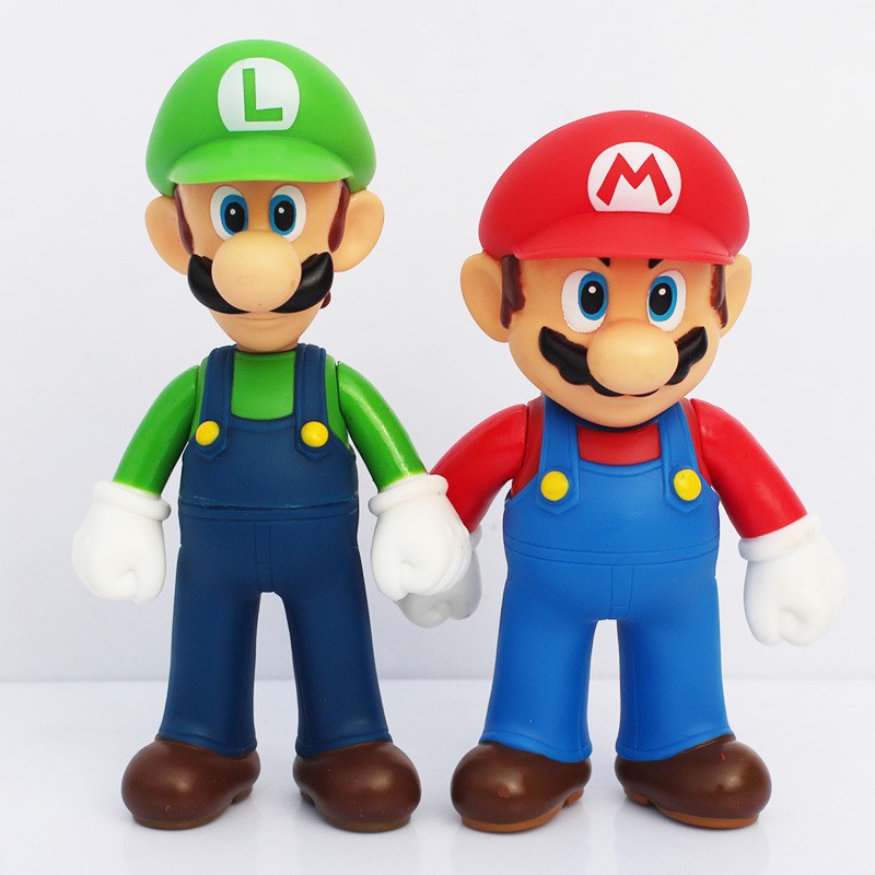 Mainan Boneka Action Figure Super Mario Luigi Odyssey Cappy 12CM Bahan PVC Untuk Anak