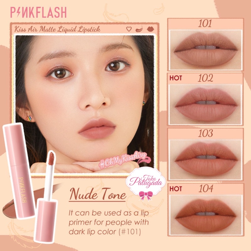 [BISA COD] PINKFLASH Lip &amp; Cheek Duo Matte Tint