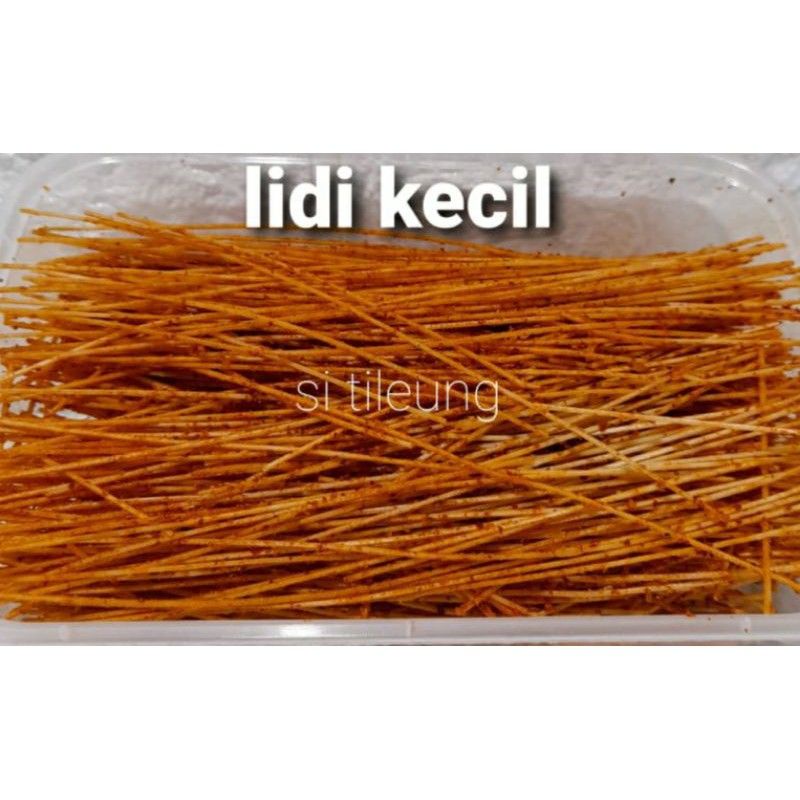 Mie lidi 500 gram mie lidi kemasan 1/2 gram