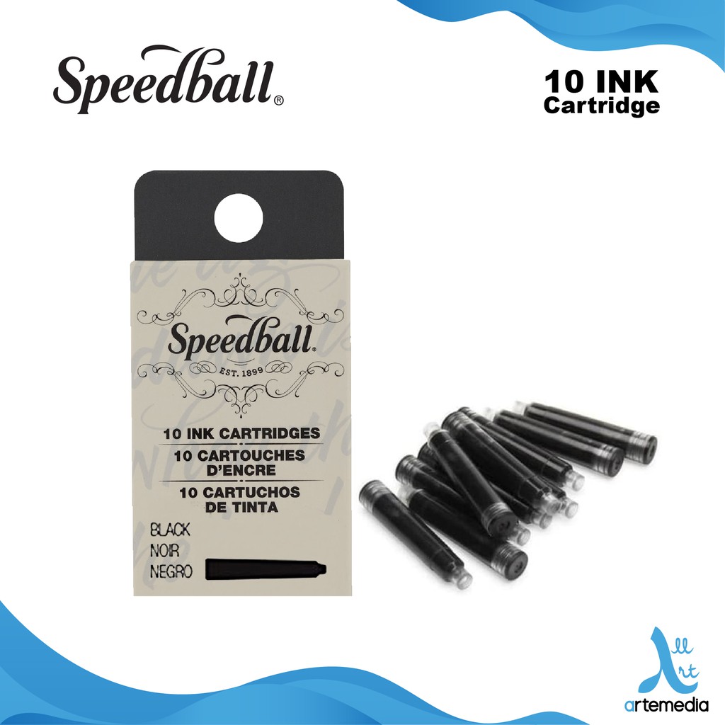 

Speedball Cartridge Ink Set 10 For Fountain Pen Calligraphy