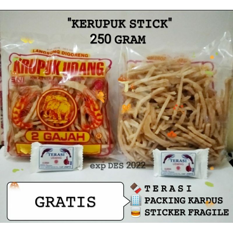 

KERUPUK STICK UDANG CAP DUA GAJAH