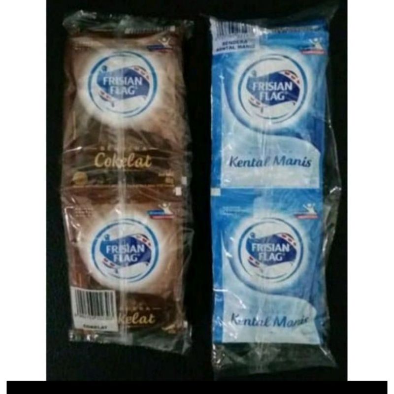 

Frisian flag kental manis isi 6 sachet..