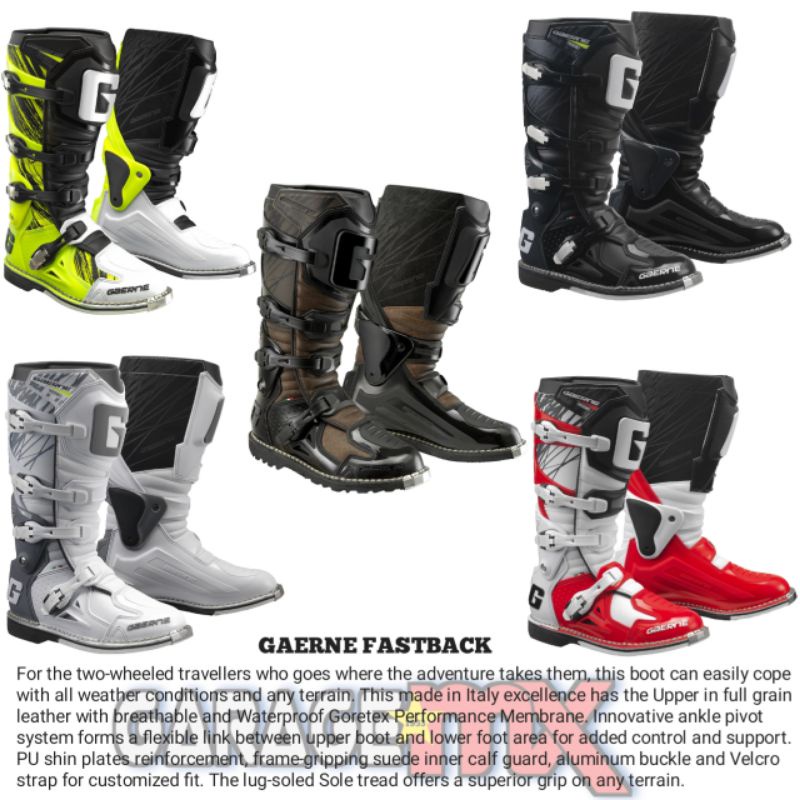 Jual SEPATU GAERNE FASTBACK ENDURO . BOOT GAERNE FASTBACK . SEPATU ...
