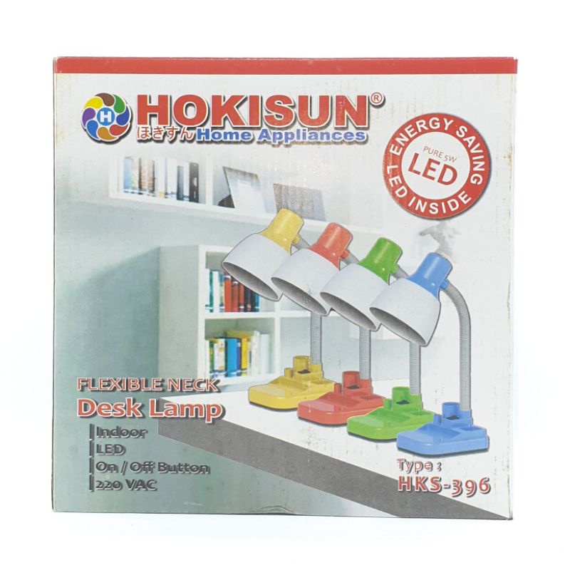 HKS-396 Hokisun Lampu Meja Belajar Baca Led (Led Built-In)