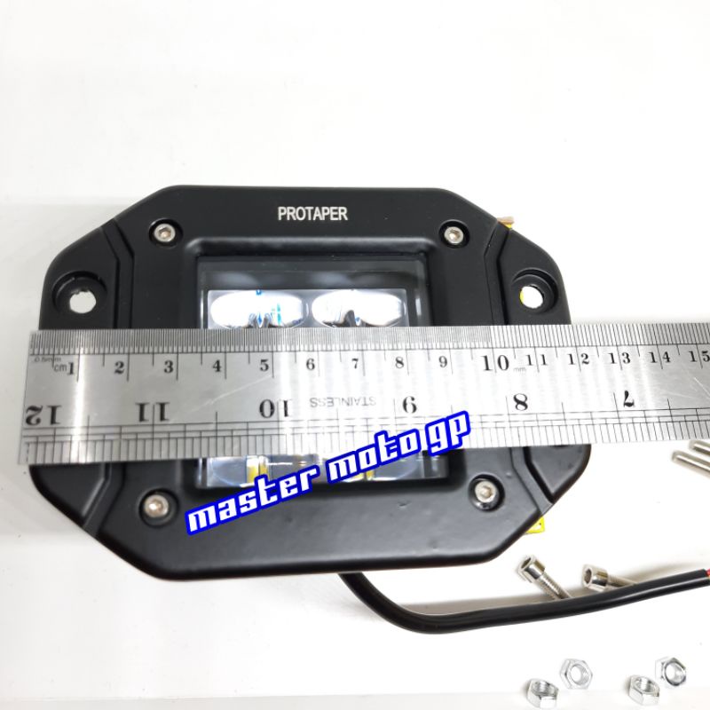 lampu sorot PROTAPER lampu tembak LED PROTAPER volt power DC 12 -80V/12W Trail KLX CRF BF KTM