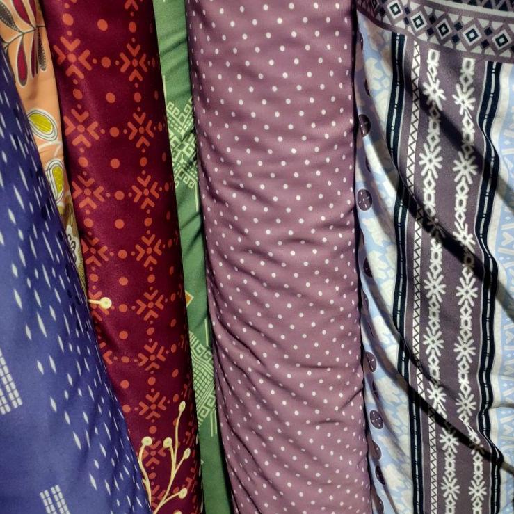 [SKU : CTJZ0] Kain Wolfis Monalisa & Shakila Polkadot harga murah (per 0.5m)