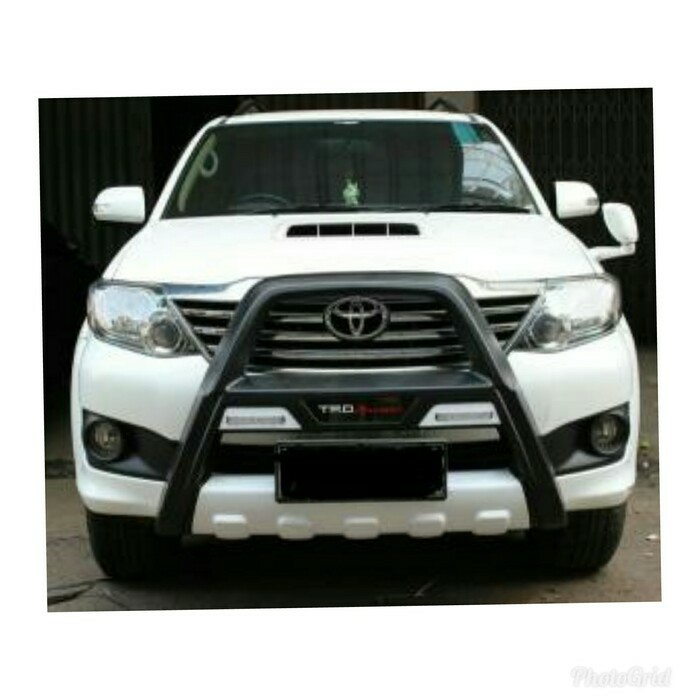 Jual Tanduk Depan Bumper Depan Trd Sportivo With Led Mobil Fortuner Shopee Indonesia