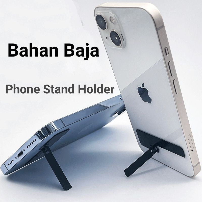 Tempelan Standing Holder HP &quot;L&quot; / Phone Stand / Phone Holder / Dudukan HP / Tatakan Handphone / Bracket HP Lipat / Multi Stand HP Tablet Universal Dudukan Kursi Phone Holder Handphone