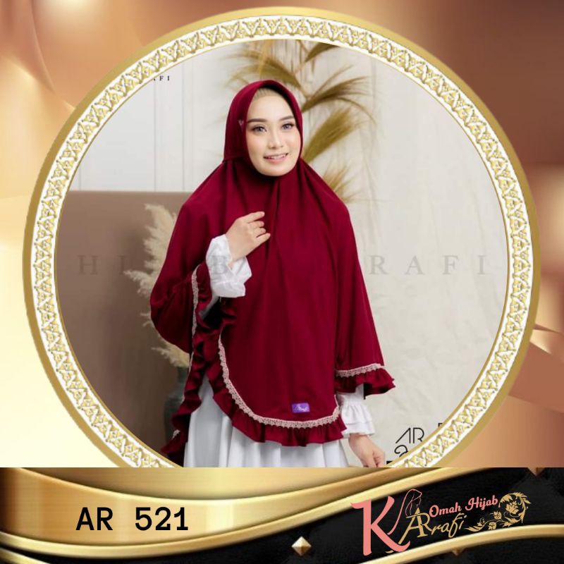 Jilbab Hijab Kerudung Bergo Instan Antem Terbaru AR521 J Arrafi ORI Hijab Wanita Cantik Elzatta Zoya