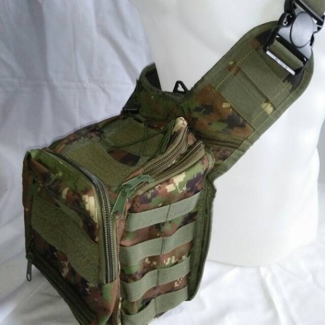 Tas slempang 803  besar loreng marpat,acupat,malvinas,gurun cordura local product