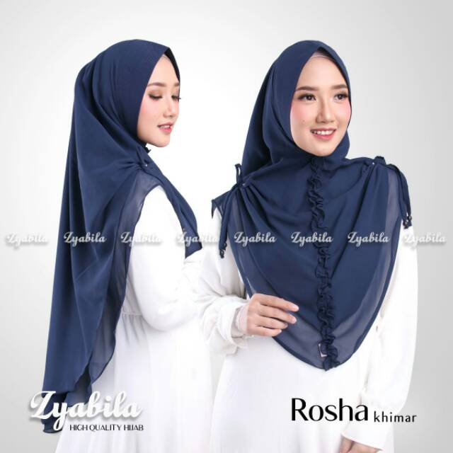 JILBAB HIJAB KHIMAR 2 LAYER cerutu baby doll