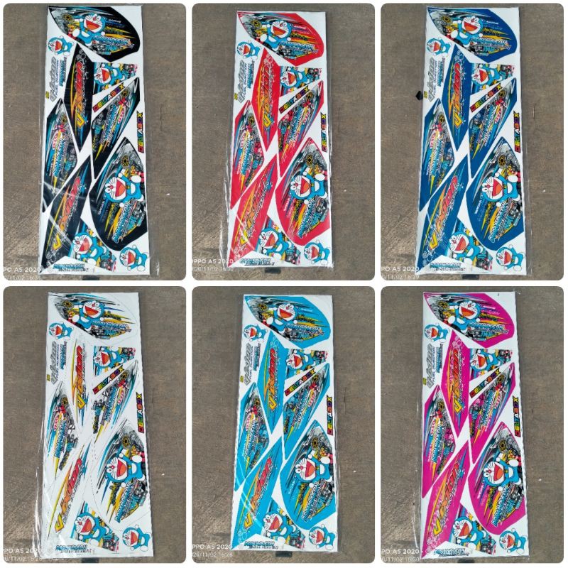 (COD) STRIPING VARIASI NEW VIXION ADVANCE DORAEMON